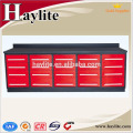 Widely Used industrial moving steel workbenches with drawers for sale